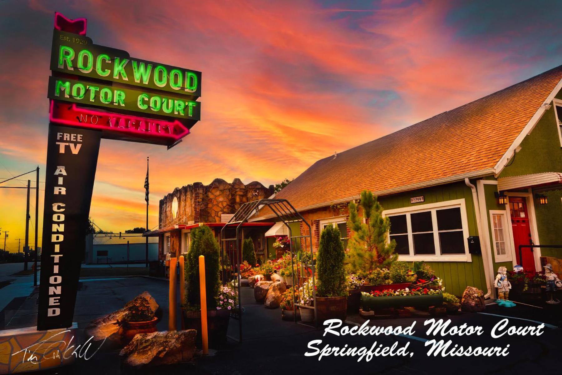 Rockwood Motor Court Motel Springfield Buitenkant foto
